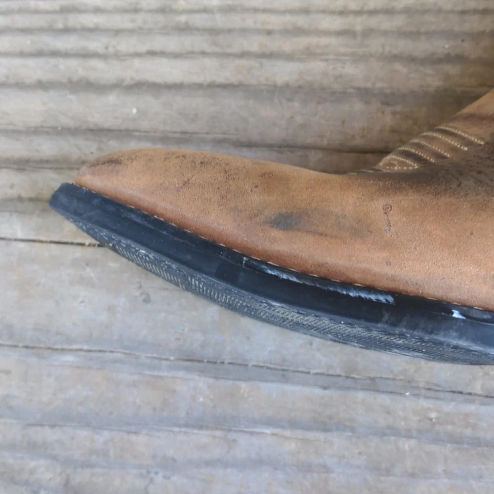 Ariat Women's Heritage Distressed Brown Western Boots Size 7B - Picture 10 of 16